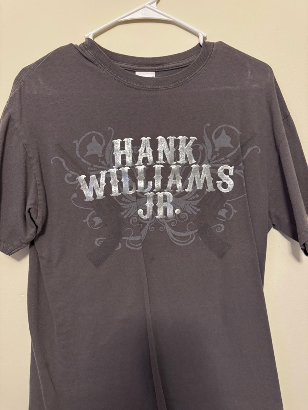 Gildan Charcoal Hank Williams Jr. Graphic Tee